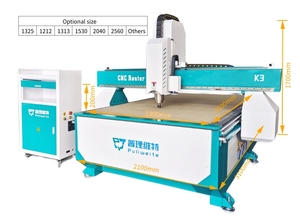 Enrutador de madera CNC de 4*8 pies y 3 ejes, enrutador CNC acrílico de plástico MDF 1325 Alucobond con sistema de Control de estudio NC para carpintería - Product Image 2