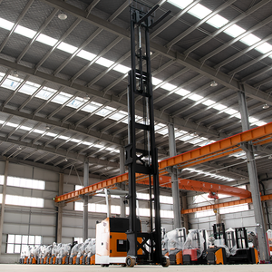 CQD25-45S 2500kg EFORK Brand Narrow Aisle 3-stage Full <strong>Free</strong> Mast Battery Operated <strong>Reach</strong> Truck Forward Moving Stacker
