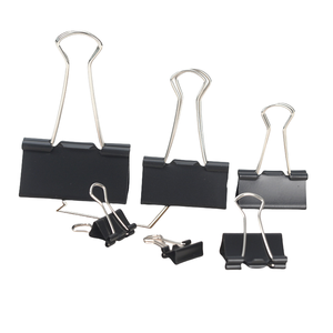 Chất Kết Dính <span class=keywords><strong>Clip</strong></span> Cho Văn Phòng Sử Dụng Kim Loại Mạnh Mẽ Kẹp Giấy Gấp Lại <span class=keywords><strong>Clip</strong></span> Các Loại Kích Thước Màu Đen Ràng Buộc Giấy Tờ Kẹp Số Lượng Lớn Trường - Product Image 1