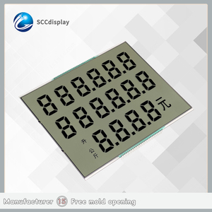 SJXD-H63435T Display digitale personalizzato a 7 segmenti HTN dispenser carburante convenienti per lo schermo dello strumento moduli LCD - Product Image 5