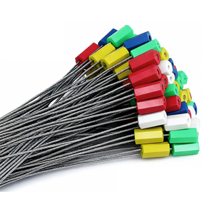 Nhựa Ổ khóa an ninh con dấu màu xanh lá cây tái sử dụng an ninh con dấu khóa con dấu nhựa với kim loại - Product Image 5