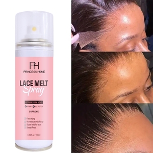 Private Label <strong>Extreme</strong> Hold Fast Drying Glueless Spray <strong>No</strong> Residue Hair Extension Adhesive Lace Melting Spray 100ml 3.52 - Product Image 6