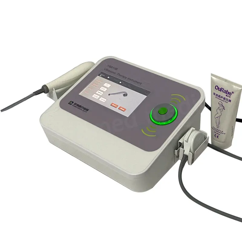 Yüksek kaliteli tıbbi cihazlar taşınabilir ultrason makinesi fizyoterapi ağrı 1 3 Mhz ultrason terapi makinesi rahatlatmak