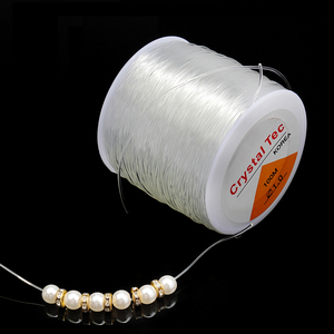 0.5-1.5mm Plastic Crystal Stretchy <strong>Elastic</strong> Line Thread Stretch Cords <strong>Elastic</strong> <strong>String</strong> Beads <strong>String</strong> for Bracelet Necklace Bead Line - Product Image 4