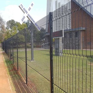 Zuid-Afrikaanse bestseller beveiligingshekwerk, 1,8 meter hoog (2,1 x <span class=keywords><strong>3</strong></span> meter), Clearview anti-klim, milieuvriendelijk, gepoedercoat, laswerk, gaashekwerk - Product Image 1