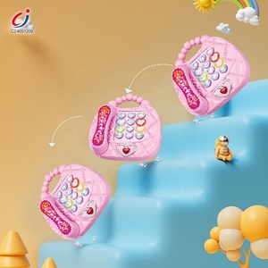 Chengji เครื่องเรียนรู้ภาษาโทรศัพท์ของเล่นเด็กสีชมพู - Product Image 3