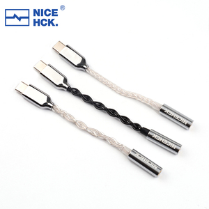 NICE HCK TC3 Type-<strong>C</strong> to 3.5mm 4.4mm DAC Chip ALC5686/C100 HIFI Earphone Amplifier Decoder Cable Audio Adapter
