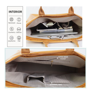 Büyük kapasiteli PVC taşıma çantası iş ve Commuting için su geçirmez sınır ötesi özel Logo asılmış omuz tarzı - Product Image 5