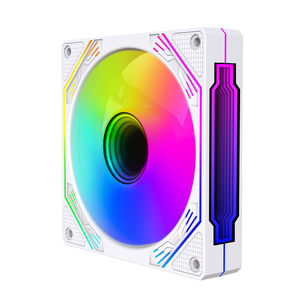 Lovingcool Factory Computer CPU Cooling Fans of 120mm Rgb and ARGB <strong>PWM</strong> Gaming Gaming case Fan with <strong>Controller</strong> <strong>Kit</strong> for Gaming PCs - Product Image 2
