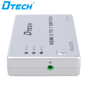8K 4K HDMI KVM开关3至1 HDMI矩阵开关3端口4k视频切换器3输入1输出，带高清电视计算机的红外