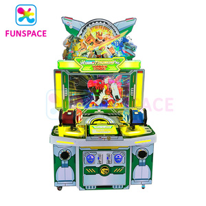 Fungspace เครื่องเล่นเกมแลกของรางวัล, เครื่องเล่นวิดีโอหน้าจอ43นิ้วเล่น2คนเกมยิงปืนใช้เหรียญ - Product Image 1