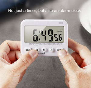 Timer da cucina digitale LCD Time Manager per bambini Count Down Timer vibrazione/Mute/Flash promemoria luce Flash - Product Image 6