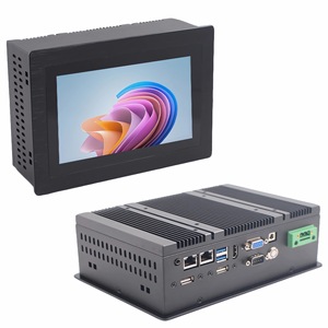 Todo en uno 7/13.3/15.6/17.3/21.5 Máquina de control industrial Resistencia capacitiva sin ventilador Táctil Android Computadora integrada - Product Image 5