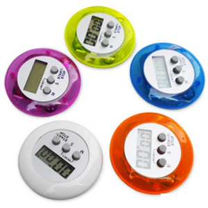 LCD Mini Round Cooking Digital Home Cucina Countdown Timer UP Allarme Orologio - Product Image 1