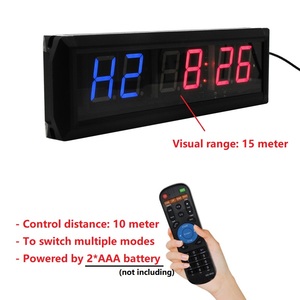 1.8 pollici Display a LED Timer digitale palestra intervallo allenamento Count Down/Up cronometro con telecomando per Garage palestra di casa - Product Image 3