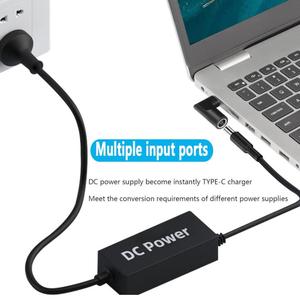 65W PD DC 7.9mm X 0.9mm Female (7.9mm X 5.5mm) <strong>Input</strong> to USB Type C Male Power Charging Adapter,Uilt-in with PD Automatic Identif