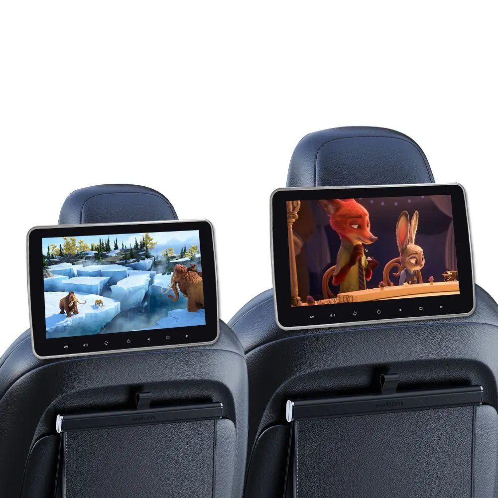 Monitor de reposacabezas de 10 '', 11,6'', 14 '', pantalla táctil de TV, IPS, Android, WIFI, asiento trasero de coche, tableta, reproductor Multimedia CarPlay