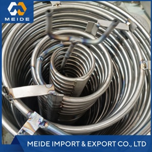 Customized Anti-corrosion Seamless Welded Titanium Coil Tube Twisted Tube Titanium Spiral Coil Tube Supplier