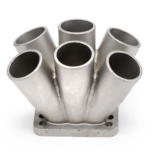 ADDCO - 1PC 6-1 Turbo Manifold <strong>Header</strong> Merge Collector T3 T4 Flange Inlet High Performance TKTM6T1 - Product Image 1