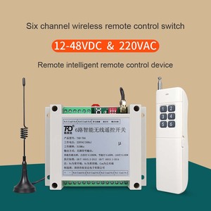 Interruttore a lungo raggio T6A 12V relè 6 canali con telecomando interruttore Wireless 433MHz RF interruttore relè Wireless - Product Image 2
