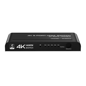 Fjgear-Conmutador de vídeo HD de 5 puertos hdmi1.4, 4K, HDMI, cinco dispositivos, interruptor libre de 60Hz, mando a distancia, 1 unidad - Product Image 2