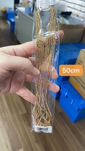 Xuping takı altın kaplama kolye ile ince yılan kemik zincir kutusu avrupa ve amerikan kolye zinciri tek - Product Image 4