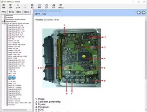 ECU MODULES Repair Helper E-Book ECU Repair <strong>Software</strong> ECUs Pinout Immo Location Multimeters Transistor <strong>EEprom</strong> RAM PAL Decoder - Product Image 3