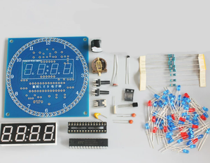 Kit orologio digitale digitale rotante fai-da-te con Display a LED 51 SCM Learning Board 5V DS1302 - Product Image 3