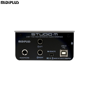 Interfaz de Audio de tarjeta de sonido Midiplus Studio M para grabación de interfaz de Audio USB Mezclador de Audio de 24 bits/192kHz para Podcast - Product Image 4