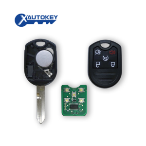 Ford için Xautokey uzaktan araba anahtarı 315Mhz 4D63 çip 4 + 1 (başlangıç) düğme FCC ID:CWTWB1U793 - Product Image 3