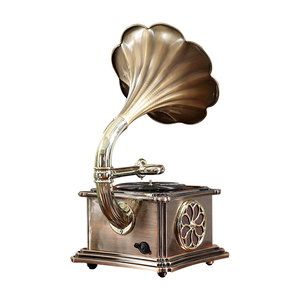 Vintage Bluetooth giradischi in vinile con USB MP3 Multi funzione Retro altoparlante giradischi - Product Image 2
