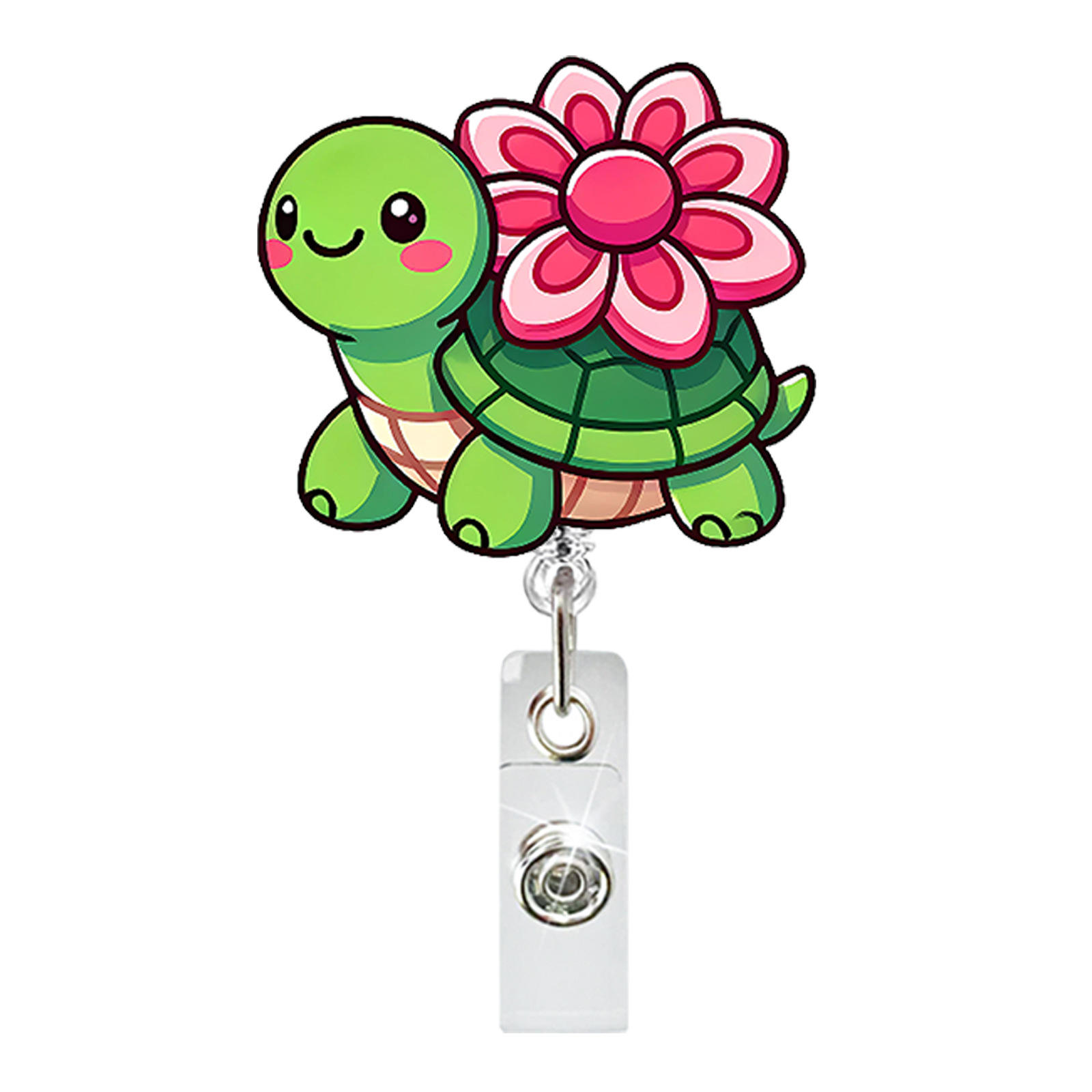 multicolore blancLa tortue et la fleur