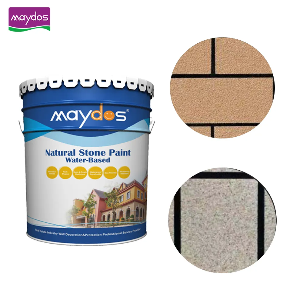 Maydos Sheetrock stone touch gesso texture glazine wall paint