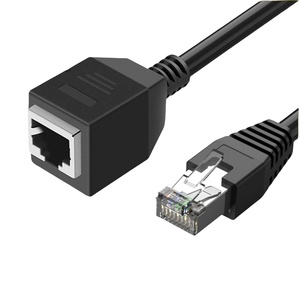 Elbow <strong>Type</strong> Gigabit Cat6 Ethernet Cable Extender with RJ45 Male Female Connector Used for Broadband <strong>Connection</strong> Computer <strong>Networks</strong> - Product Image 4