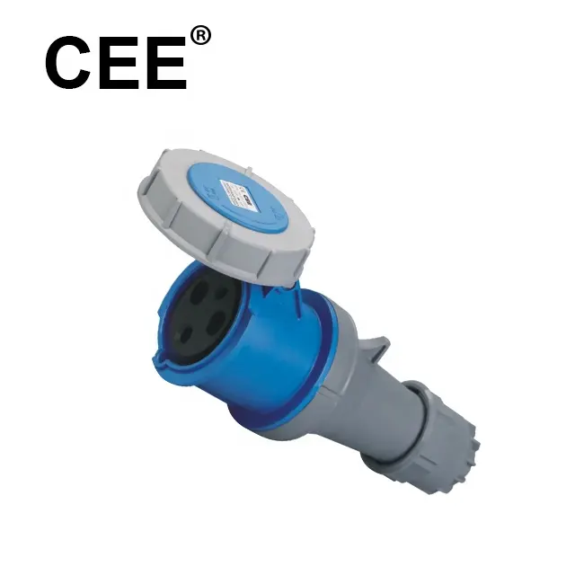 CEE iec 60309 hembra IP67 3pin 220V piloto póngase en contacto industrial hembra 63a 125a