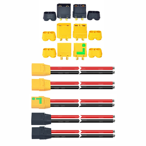 ขั้วต่อซ็อกเก็ตปลั๊ก RC ตัวผู้เป็นตัวเมียสายเชื่อม XT90H-F XT90s XT90-s สีดำ XT90 F XT90H สำหรับโดรน