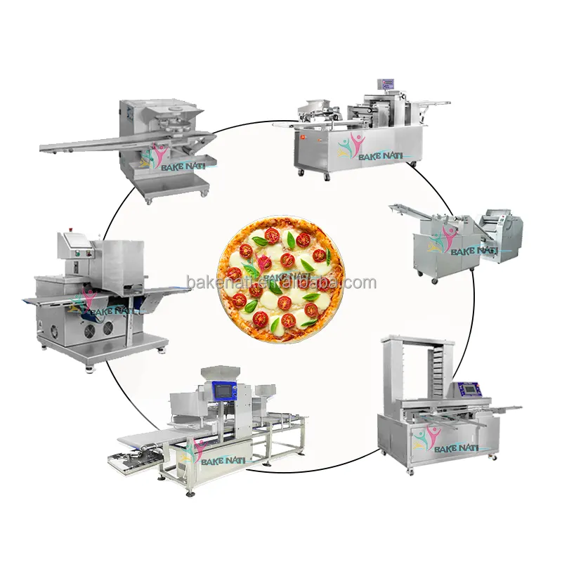 BNT-209 완전 자동 피자 제조 기계 피자 프레스 기계