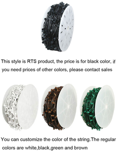 Factory Direct Sale C7 C9 Outdoor <strong>String</strong> Light Spool SPT-118# Wire Christmas Holiday LED <strong>String</strong> Light - Product Image 3