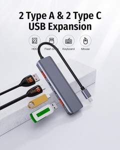 Mini Portable <strong>USB</strong> <strong>3</strong>.<strong>2</strong> Gen <strong>2</strong> 10Gbps <strong>USB</strong> Type C Hub Support Super <strong>Speed</strong> Data Transfer and 100W PD Charging <strong>USB</strong> Splitter for PC - Product Image 6