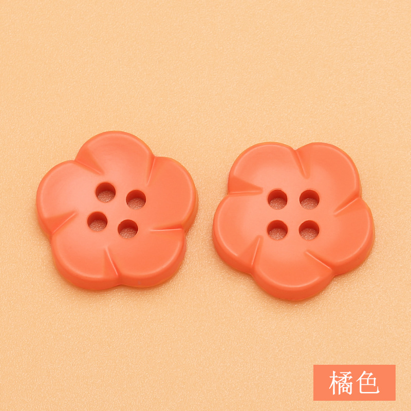 09#orange 18mm - flowers - 09#orange