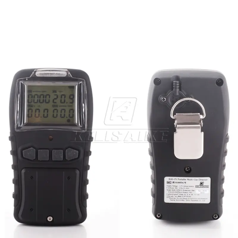CO O2 H2S Toxic and Harmful Gas Detection & Alarm Instrument Portable Detector