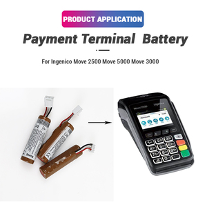 3.7V 2600mAh Li-ion thay thế di chuyển 2500 f26402298 295006044 f26401964 POS Pin cho ingenico POS thiết bị đầu cuối - Product Image 3