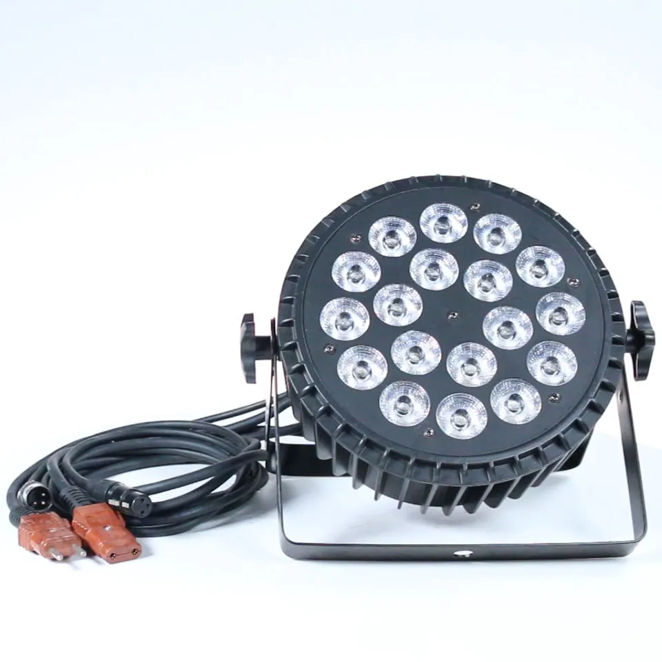 Stage Movable Light Source LED 18PCS 10W Waterproof Par Lamps