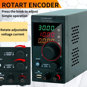 MYAMI 32V 10A調整可能DC電源可変実験室ベンチ調整スイッチ220Vおよび110V入力オプション - Product Image 4