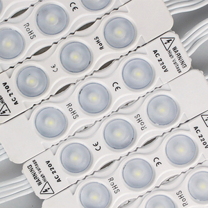Yüksek güç süper parlaklık 200LM 3 LEDS su geçirmez IP68 enjeksiyon SMD 2835 1.5W AC 110V 220V Led modülü reklam tabela - Product Image 5