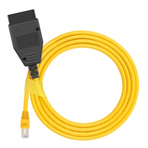 ENET Yellow Cable Kompatibel für BMW Hidden ENET Brush Hidden Upscale Programming Line Software auf dem CD Disk Engine Analyzer - Product Image 1