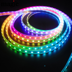 5V WS2812B nero PCB IP67 impermeabile 5M 300LED SMD5050 RGB indirizzabile WS2812 striscia LED - Product Image 1
