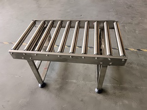 Transportador de rodillos por gravedad personalizado, sistema transportador sin motor para almacén, planta de fabricación de carga/descarga