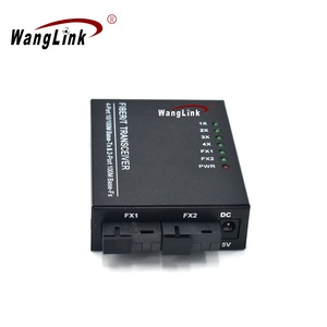 OEM ODM monomodale Media Converter 2 fo4rj45 10/100Mbps 4 RJ45 2 SC per telecomunicazione utilizzare porta in fibra singola - Product Image 5