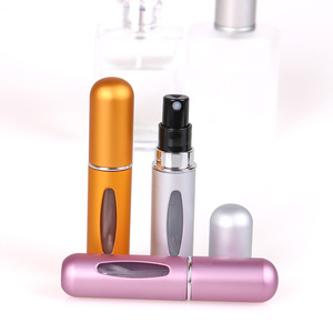 旅行用の詰め替え可能な5mlミニ香水噴霧器アルミニウム香水瓶 - Product Image 3